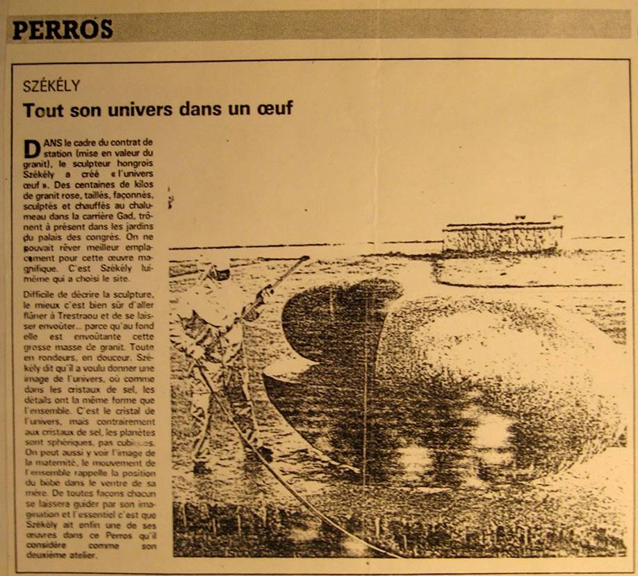 88-06 Univers Oeuf - Le Trgor 22 septembre 1988